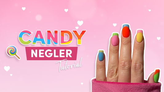 Fargerik fransk manikyr – candy-inspirert neglekunst steg for steg